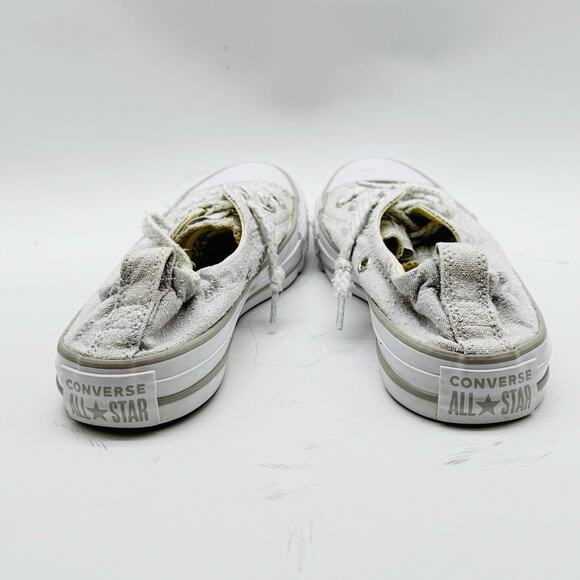 Converse All Star Shoreline Sneaker Womens 6 Gray Slip On Casual Chucks Shoes - Picture 7 of 12